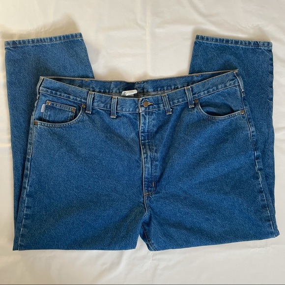 Carhartt Denim Work Pant Jeans Relaxed Fit Size 48x30 - Picture 4 of 8